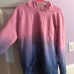 Girls pink and purple hoddie